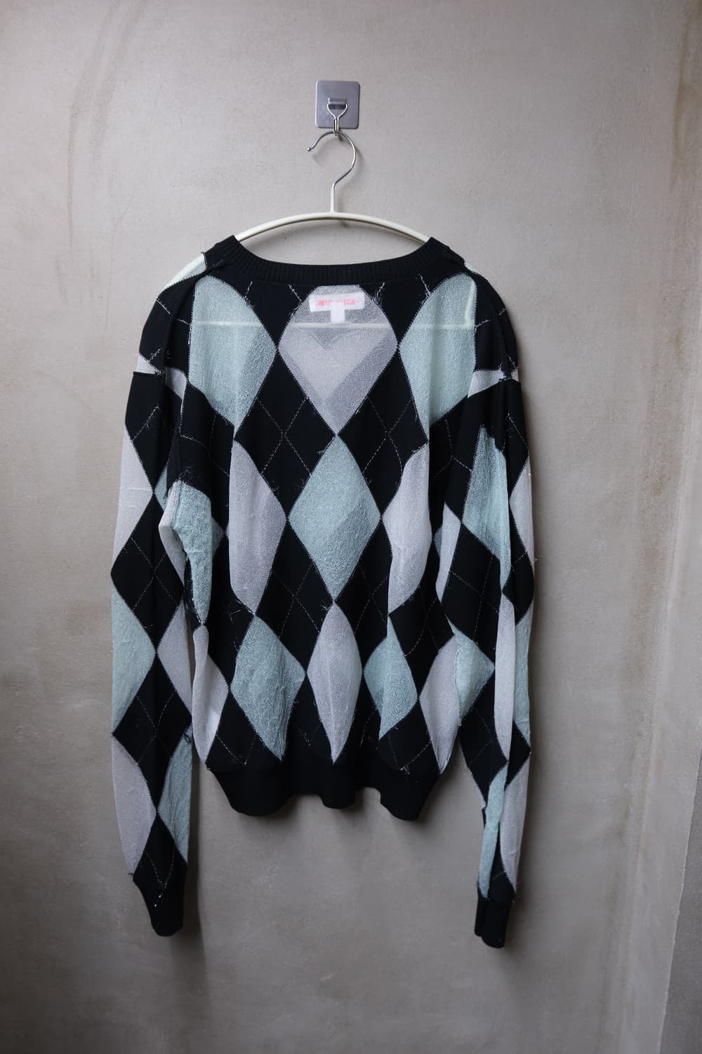 Masu 아가일 니트 48 상품이미지3