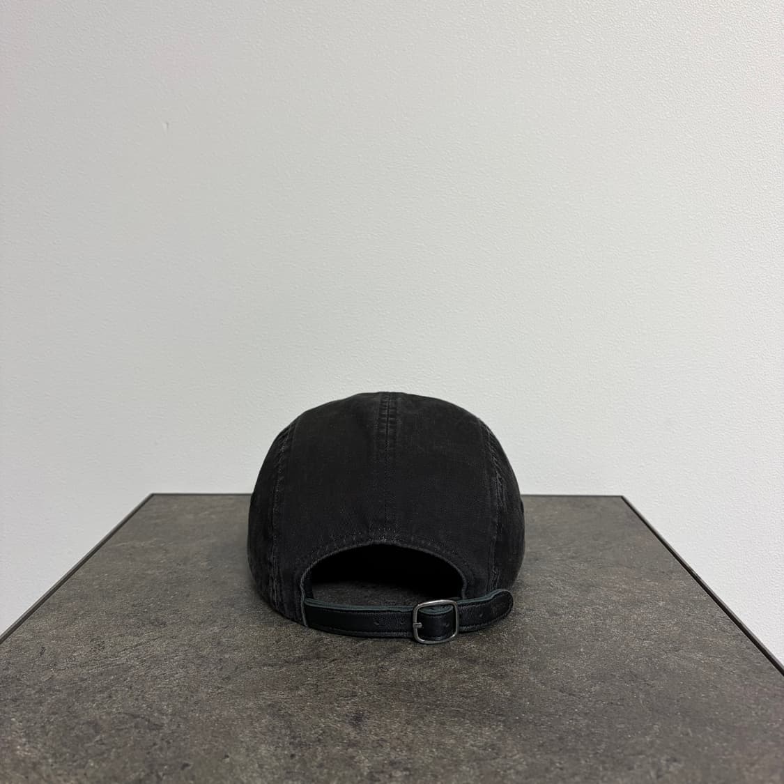 (OS) 슈프림 박스로고 캠프캡 모자 워시드 블랙 상품이미지4