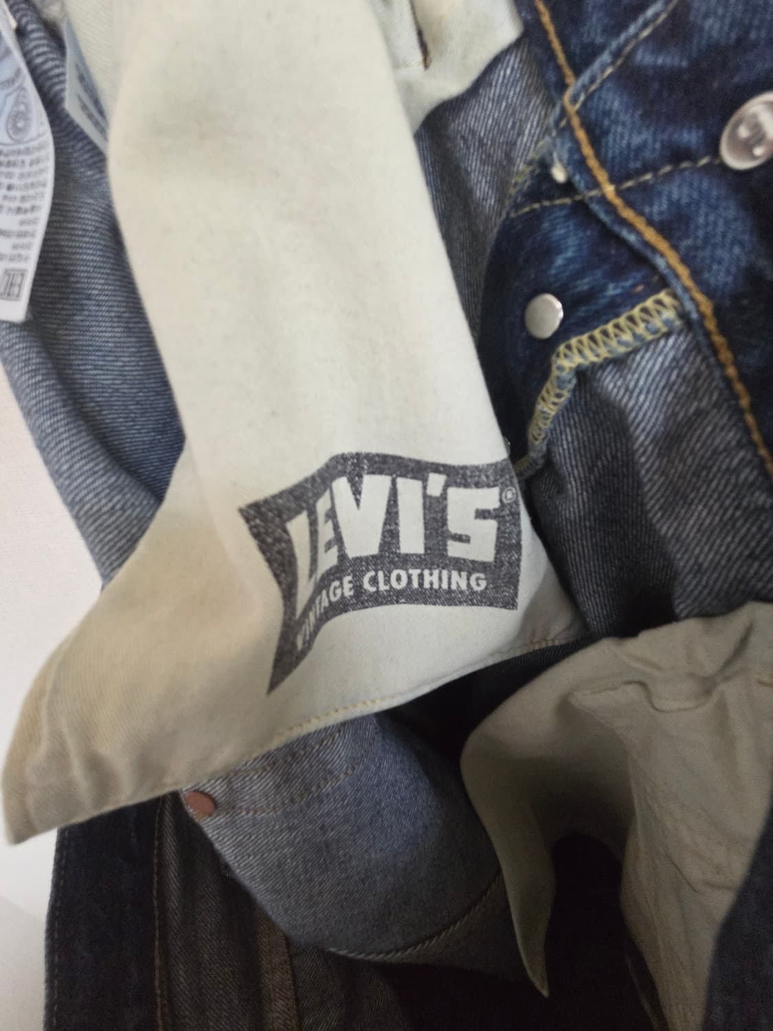 (기장수선,사진참조)LVC 블랙잭 중청 36사이즈 판매 상품이미지1