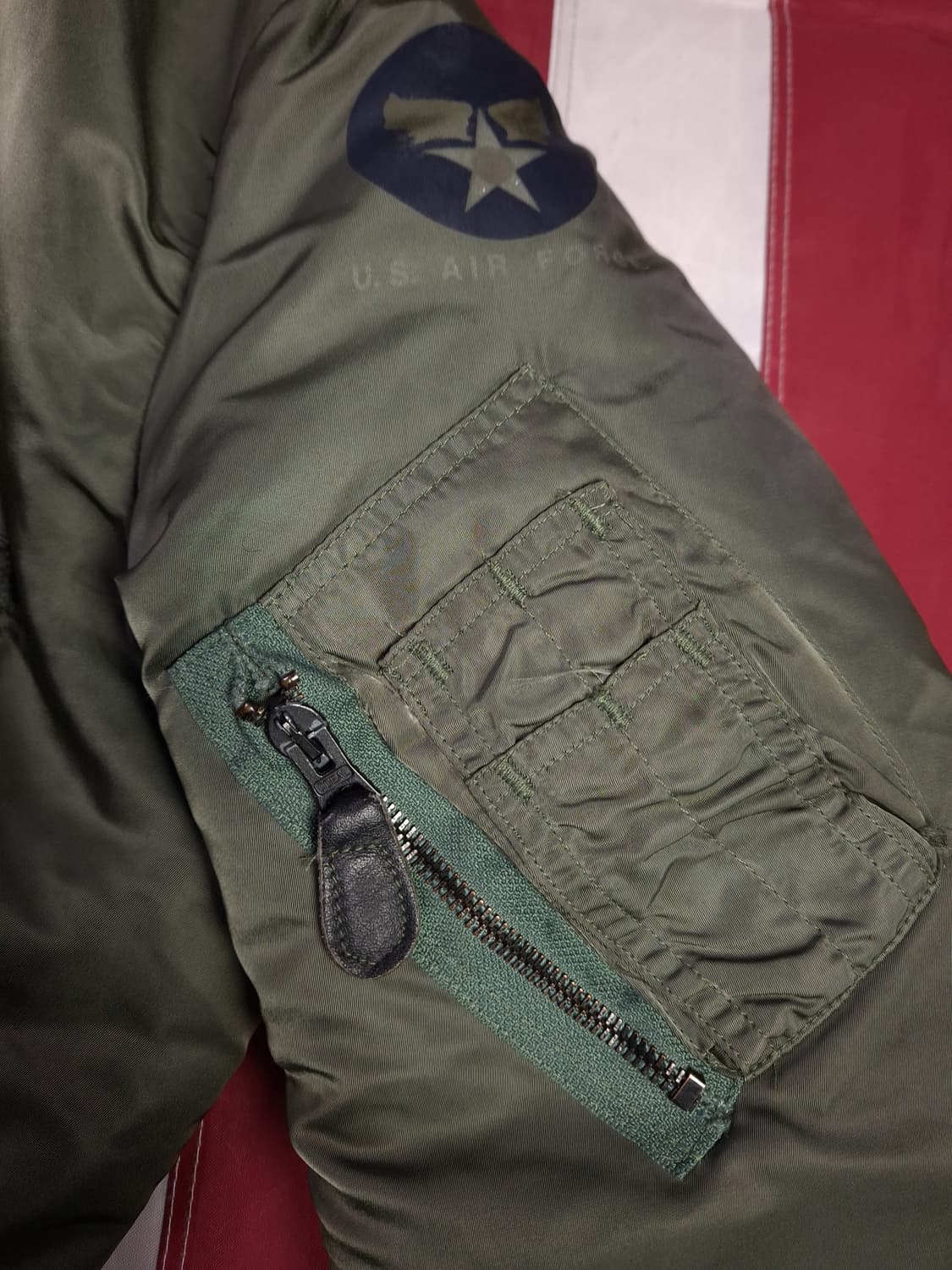 오리지날 미국제조 BRENTS사 정밀 복각품 MA-1 항공자켓 상품이미지5