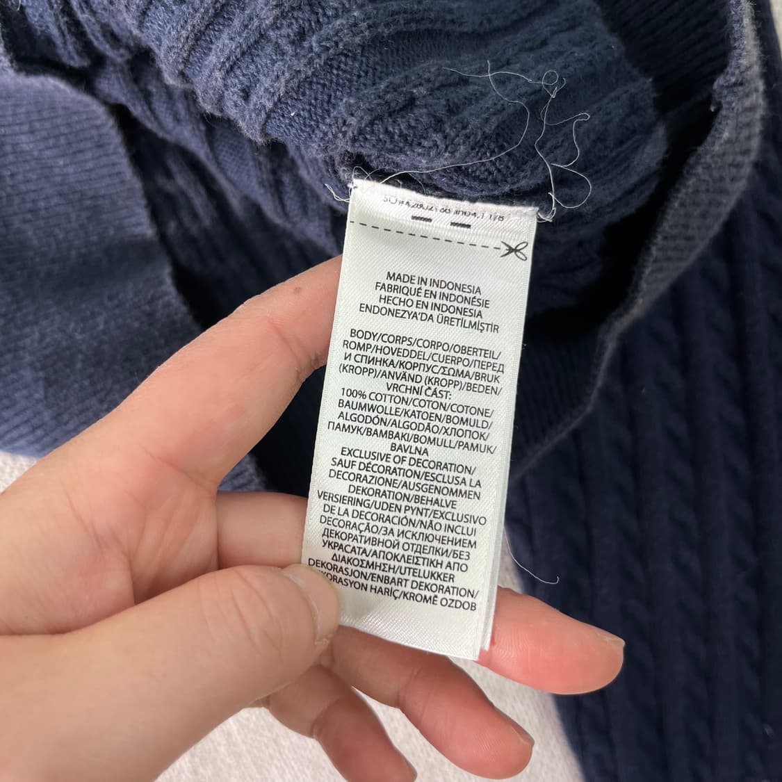 W90 폴로랄프로렌 꽈배기 가디건 상품이미지5