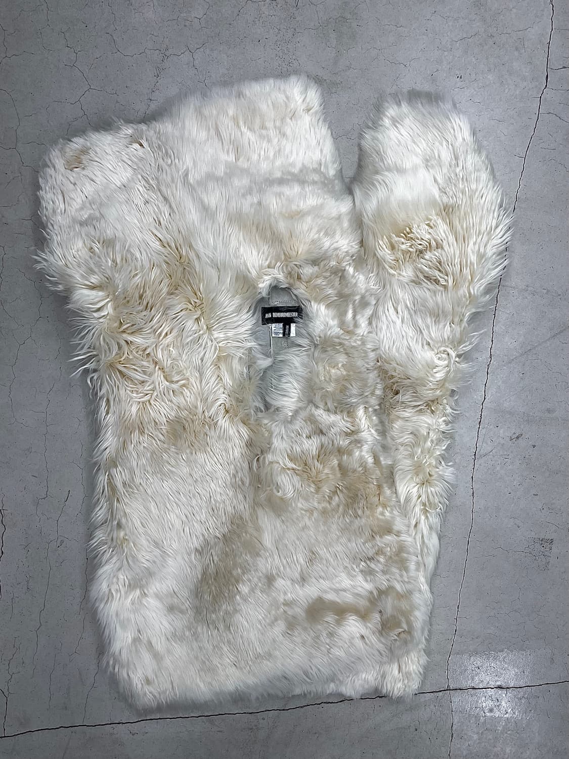 Ann demeulemeester 05FW Llamar fur vest 상품이미지1