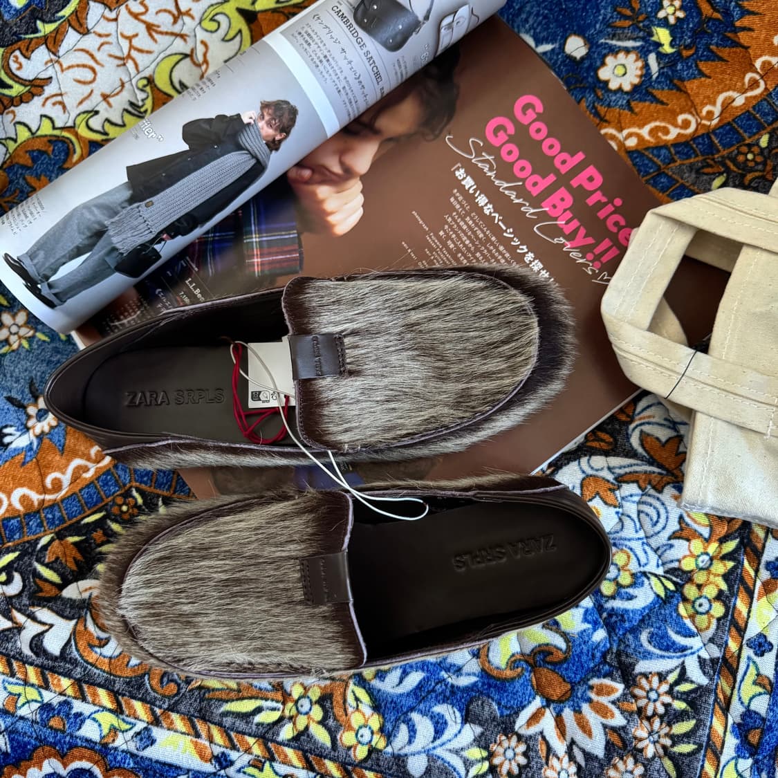 리얼 양가죽 모피 헤어리 퍼 레더 단화 로퍼 상품이미지1