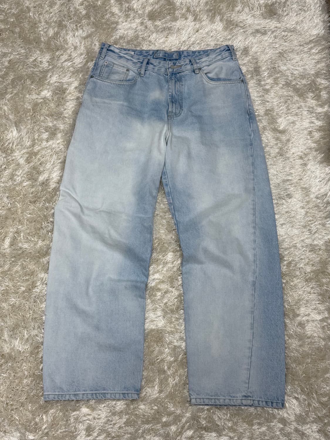 Zara 그라데이션 배기핏 진 상품이미지1