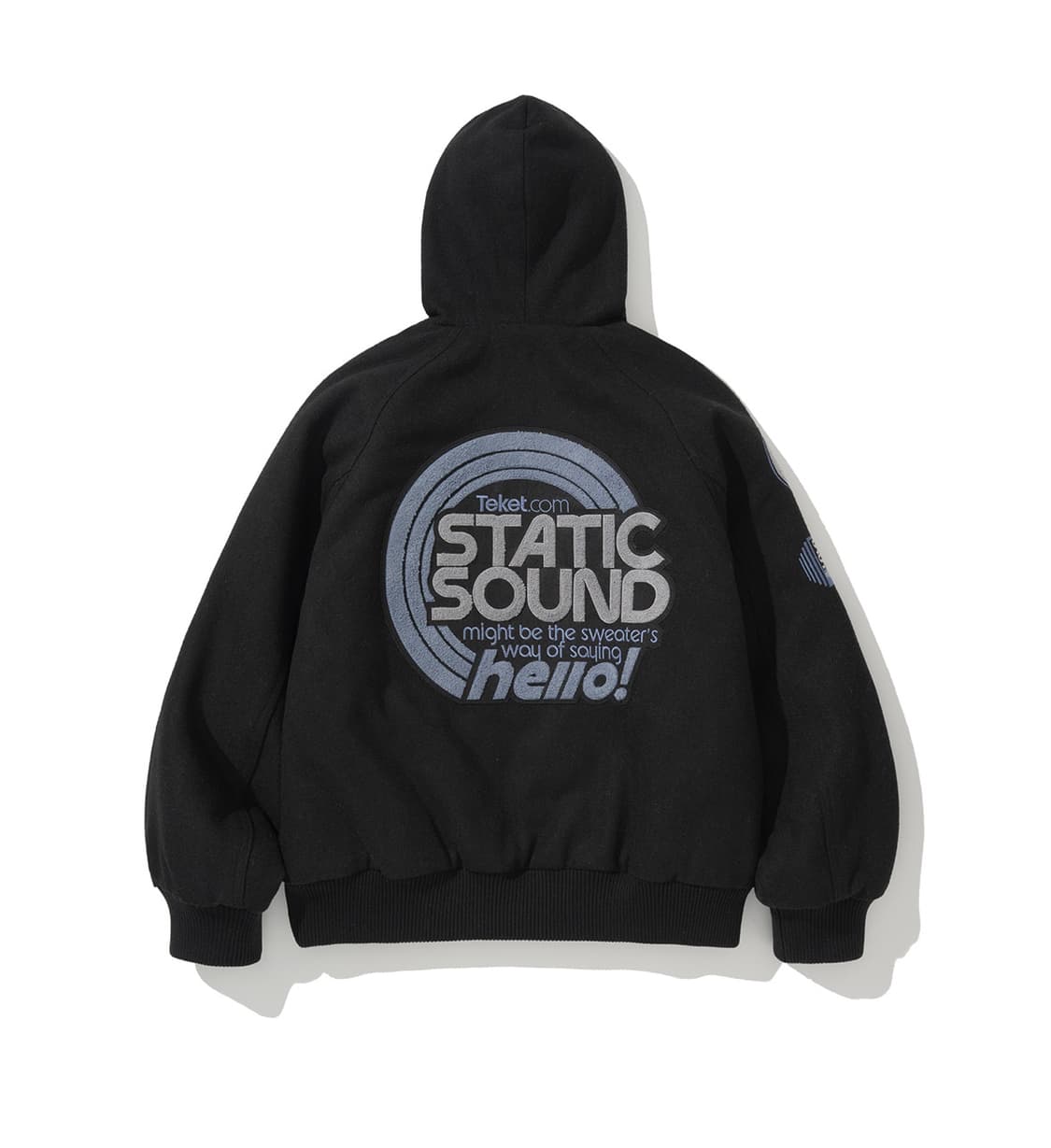 테켓 Teket Static Sound 후드 코트 블랙 상품이미지2