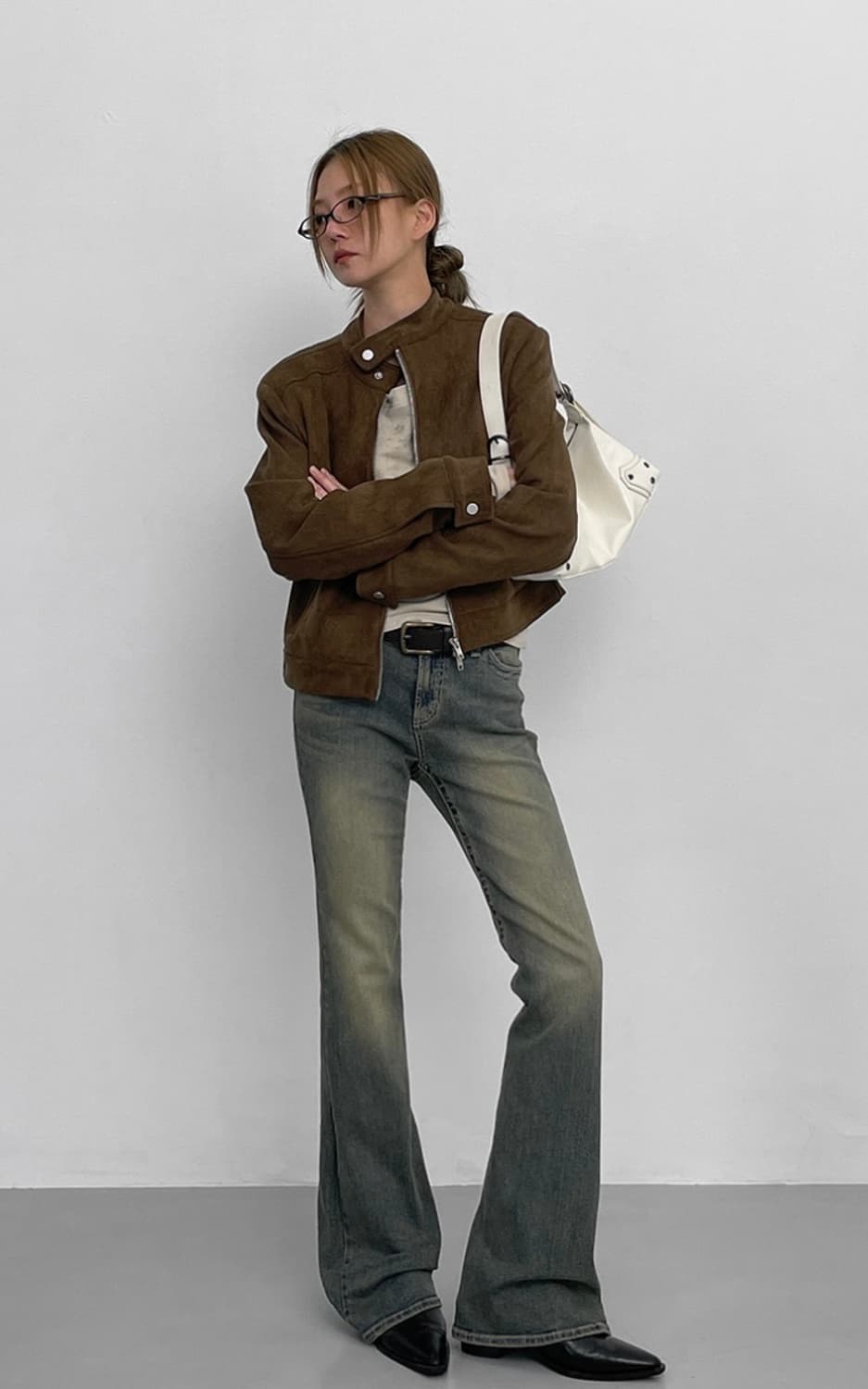 현재 품절) 블랙업 월너트 스웨이드 자켓 브라운 상품이미지2