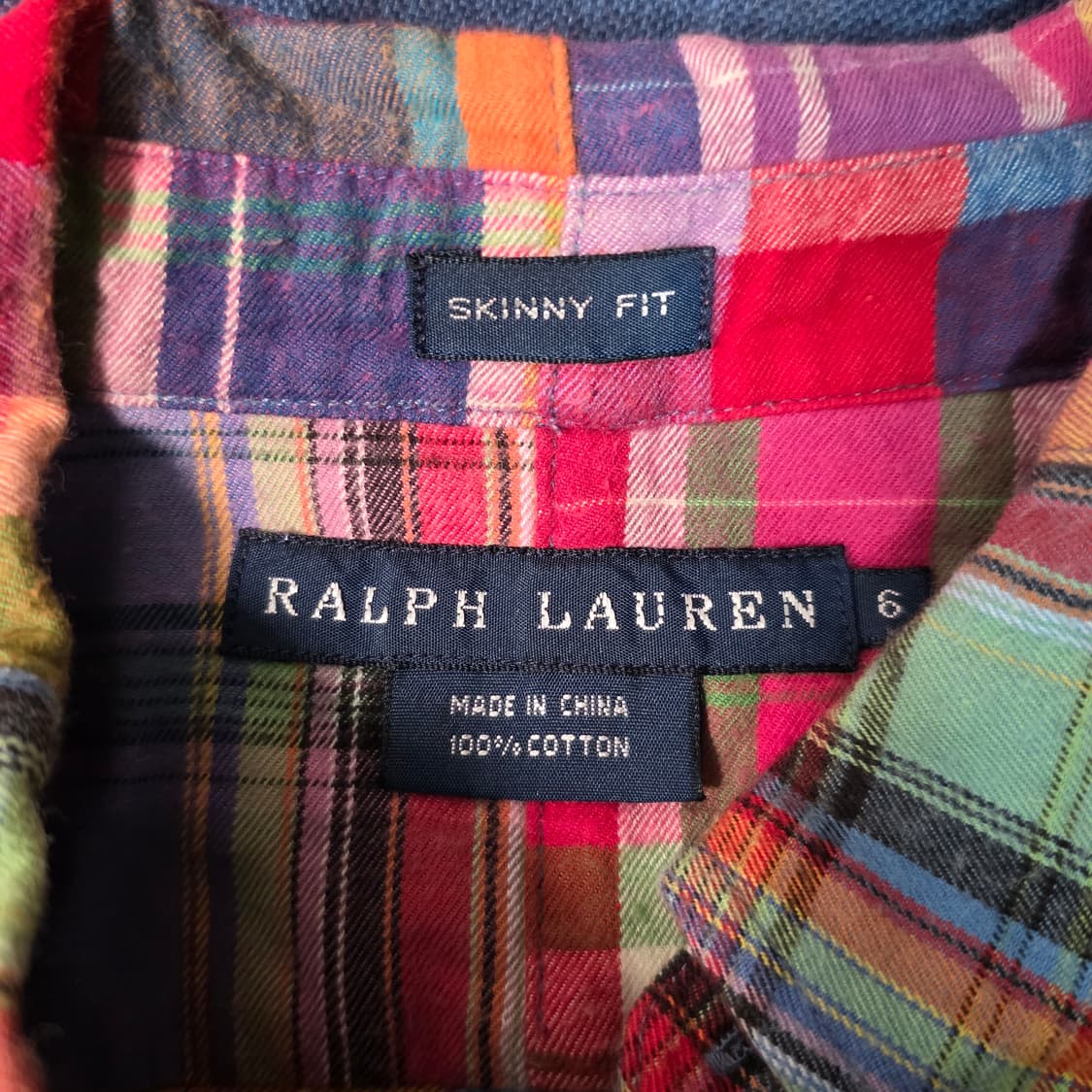 Polo Ralph Lauren 멀티 체크 셔츠 6 (클래식) 상품이미지4