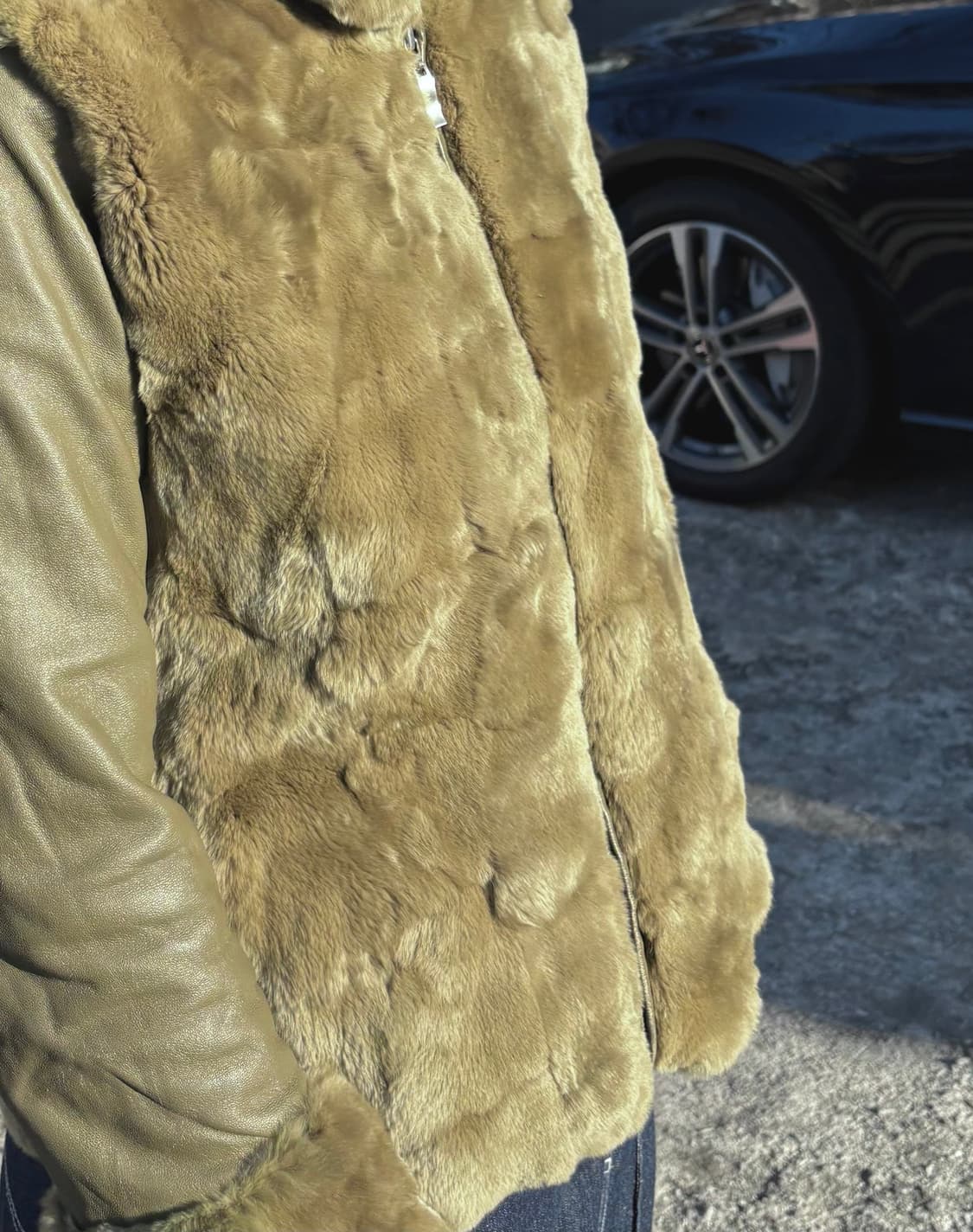 리얼 레더 퍼 자켓 상품이미지6