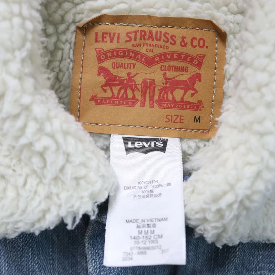 리바이스 뽀글이 데님 자켓 62187 상품이미지7