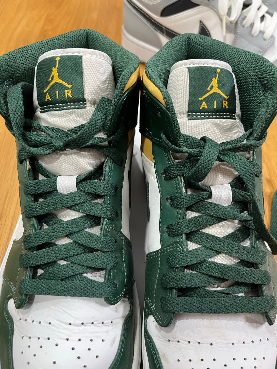 나이키 에어 조던 1 미드 그린/옐로우 Size 285 상품이미지7