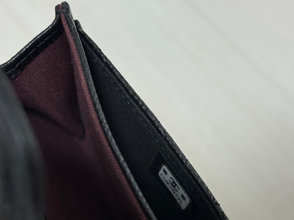 샤넬 클래식 카드 홀더 그레인드 카프스킨 상품이미지5