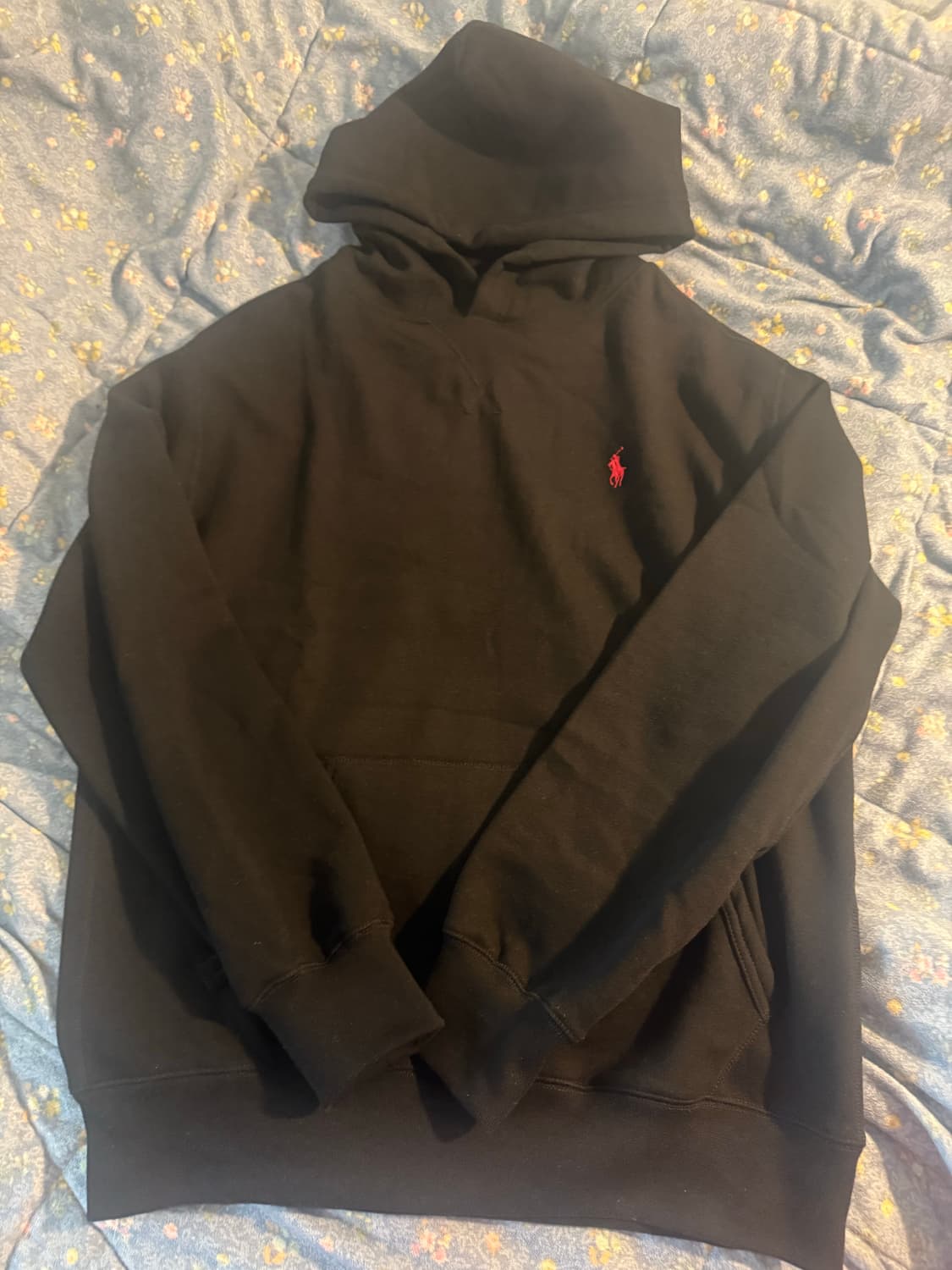 폴로 블랙 후드티 상품이미지2