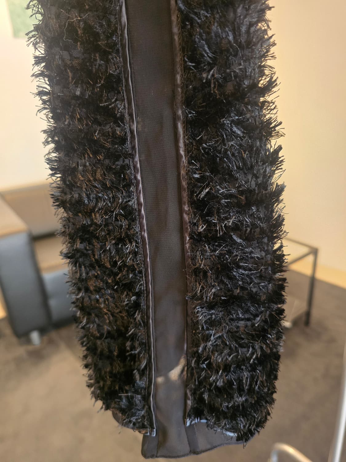 블랙 퍼 베스트 상품이미지3