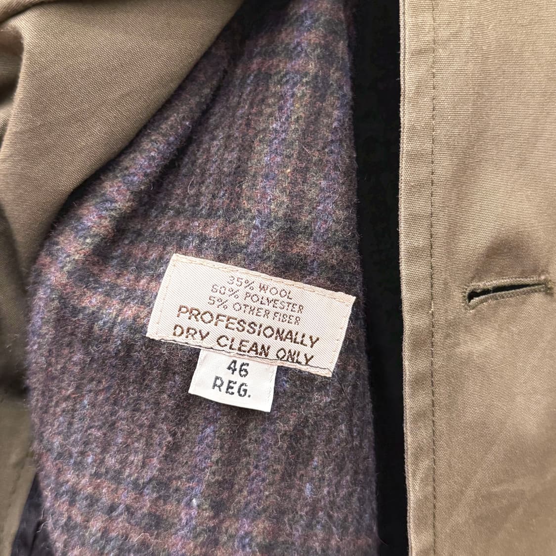 크리스찬 디올 트렌치 롱 코트 더블 브레스티드 견장 버튼 디테일 카키 상품이미지8