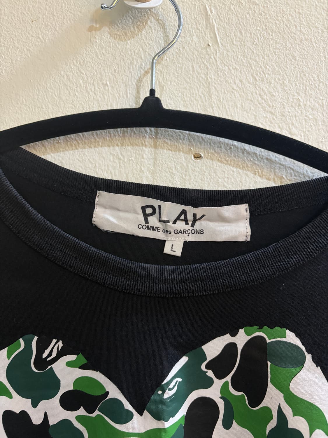 CDG x BAPE 우먼티셔츠 L 상품이미지3