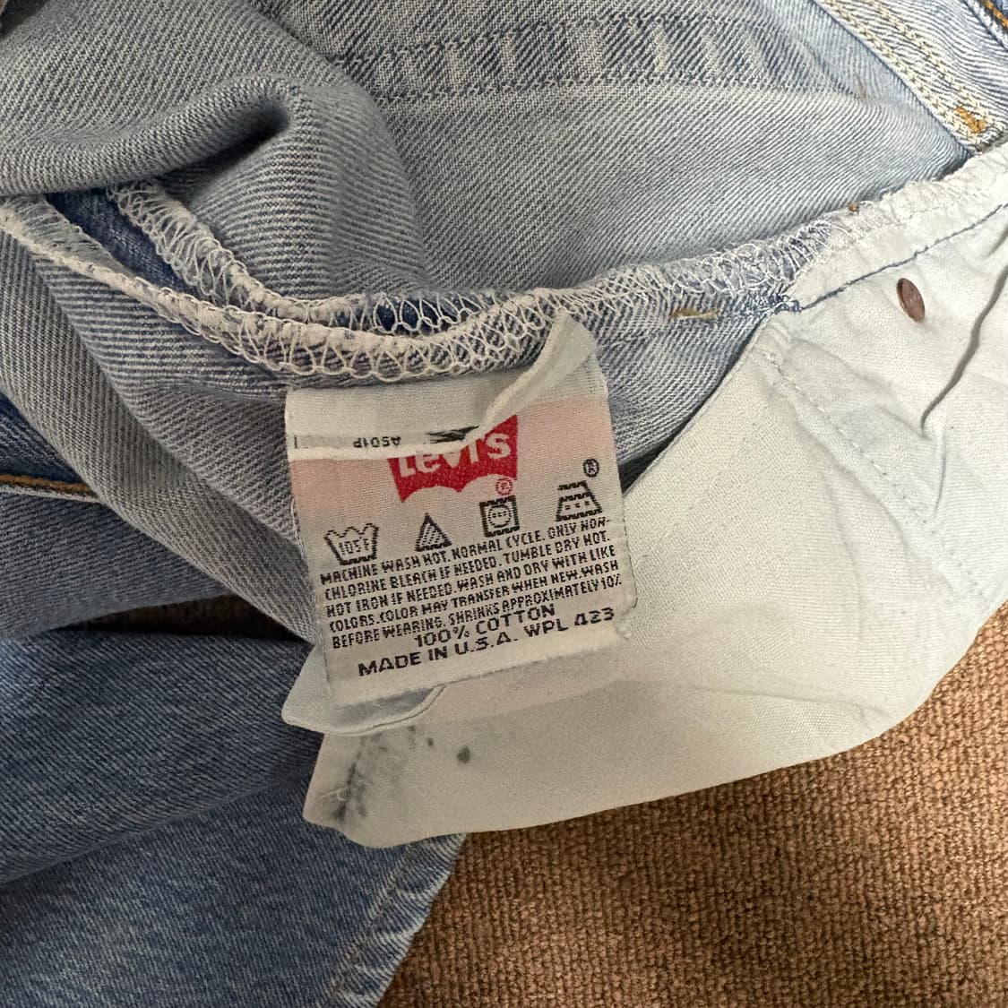 90s levis 501xx 리바이스 501 34-35사이즈 상품이미지3