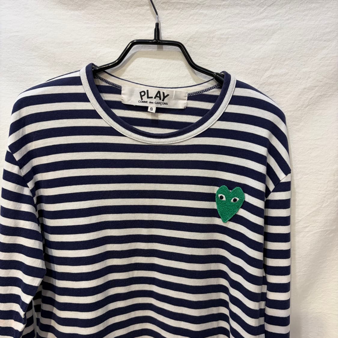 꼼데가르송 플레이 스트라이프 긴팔 티셔츠 상품이미지2