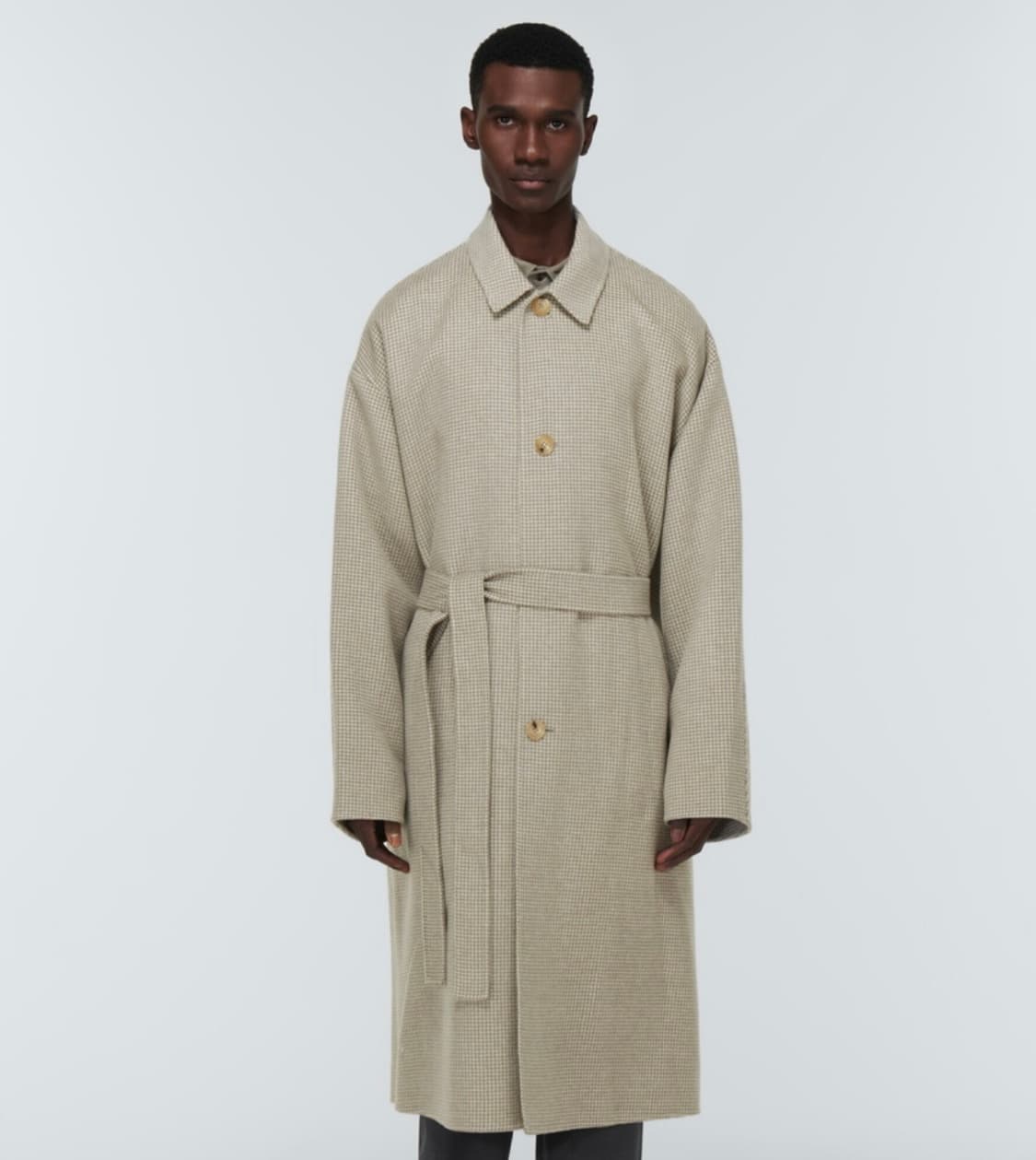 50) Acne Studios SS23 하운드투스 브레스티드 울 코트 상품이미지1