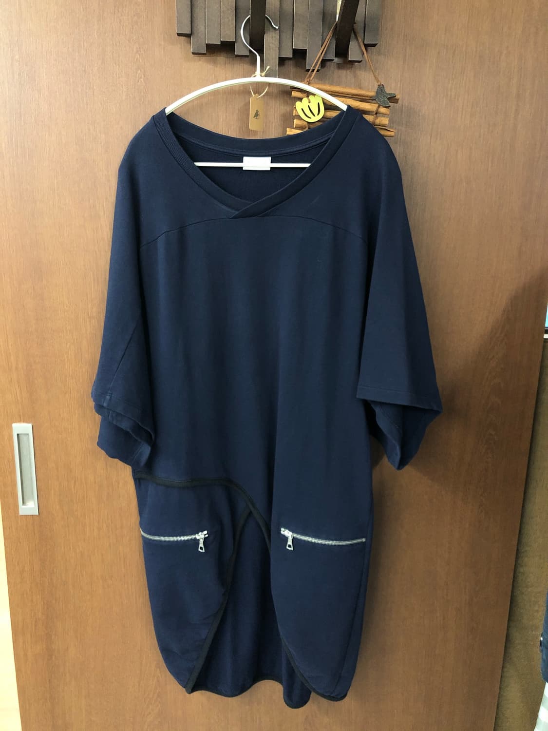 Dries van noten 지퍼 롱 반팔 티셔츠 xs 상품이미지1