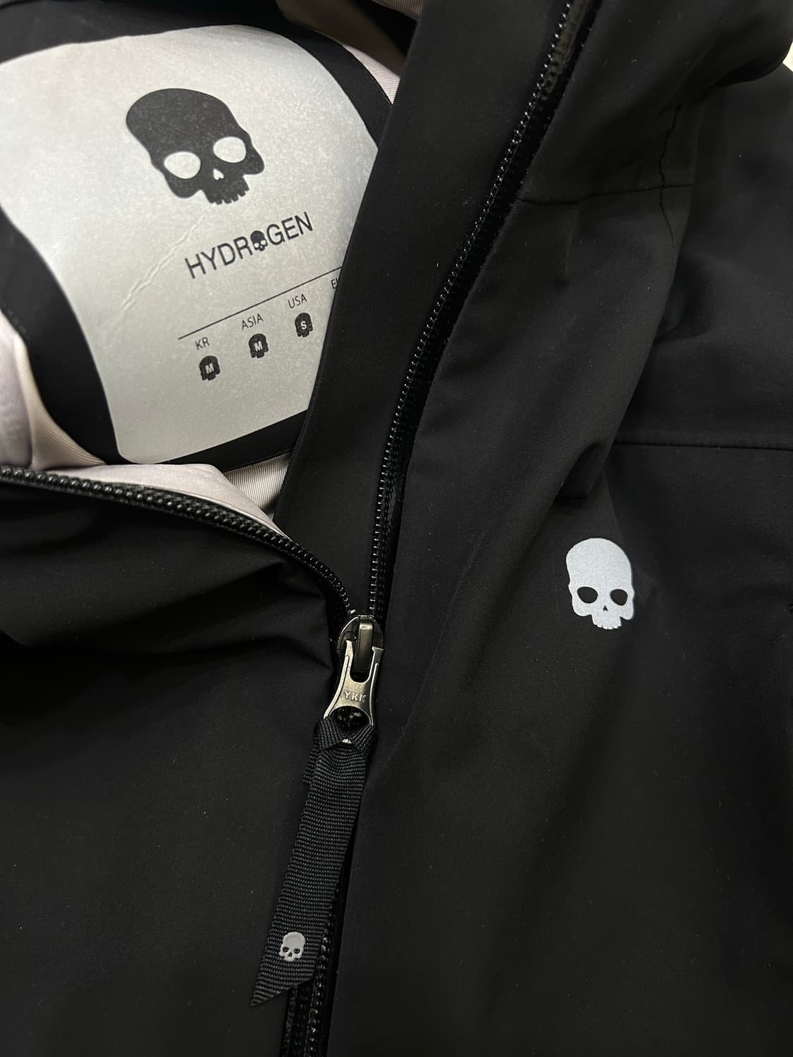 [M]하이드로겐 더미작스 방수 후드자켓/블랙 상품이미지5