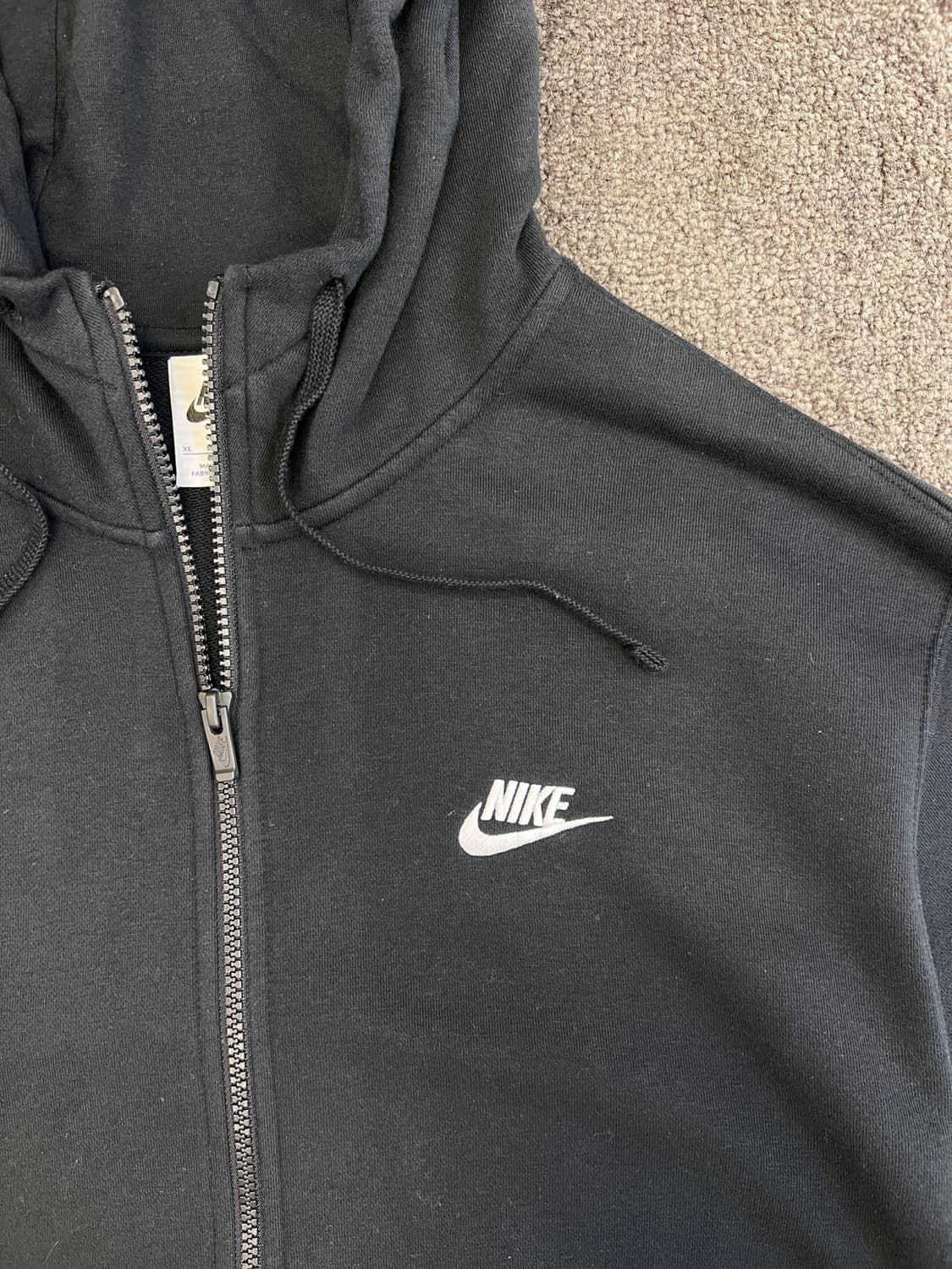 나이키 후드 집업 블랙 XL 상품이미지2