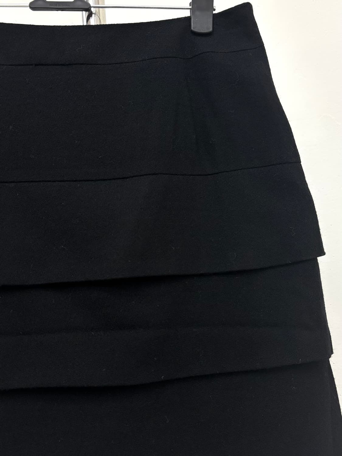 빈티지 블랙 울 스커트 상품이미지5