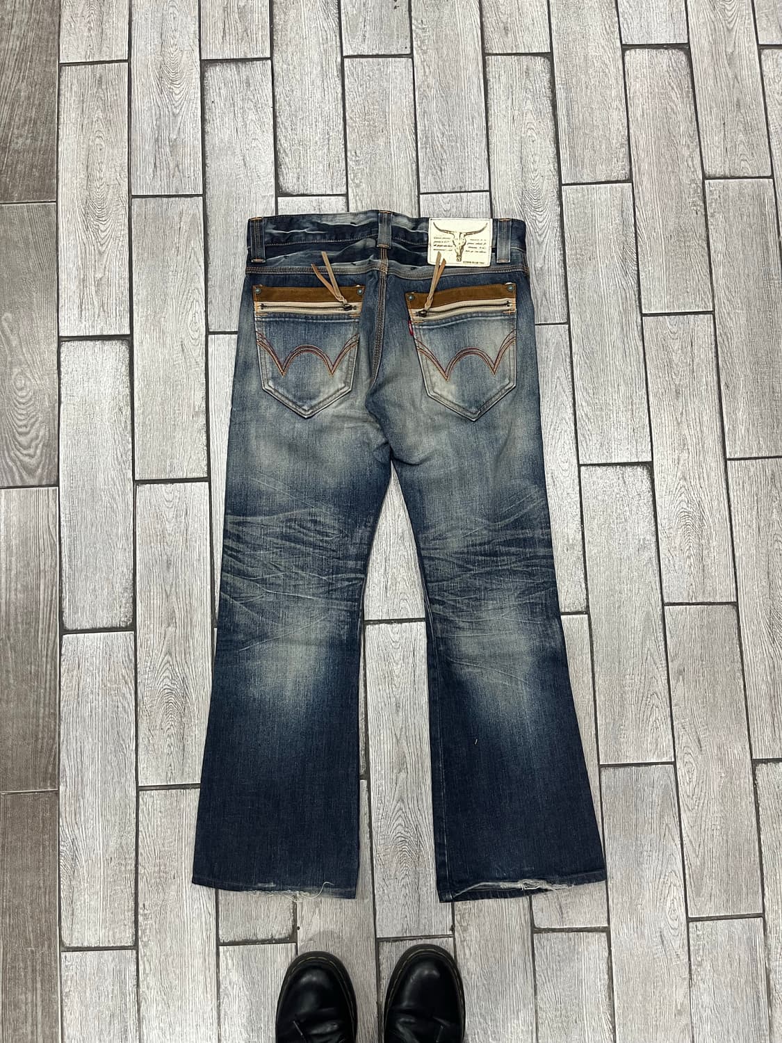 Edwin blue trip 웨스턴 스타일 부츠컷 데님 상품이미지4