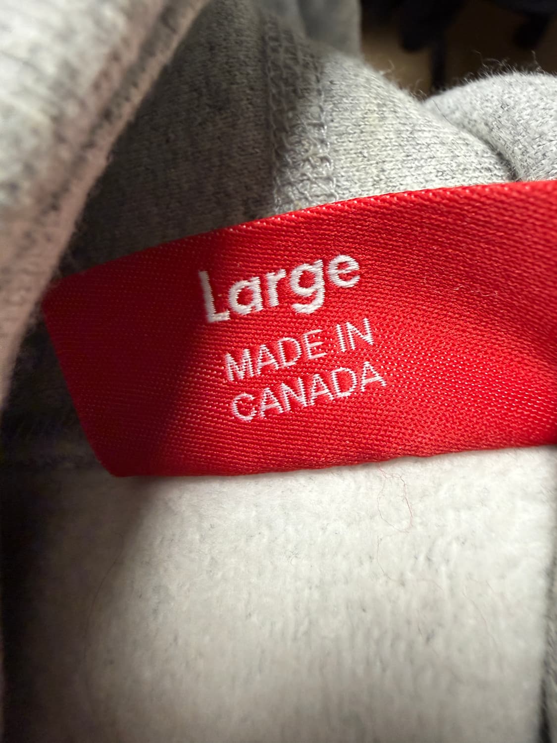 슈프림 박스로고 후드 회빨 L 상품이미지7