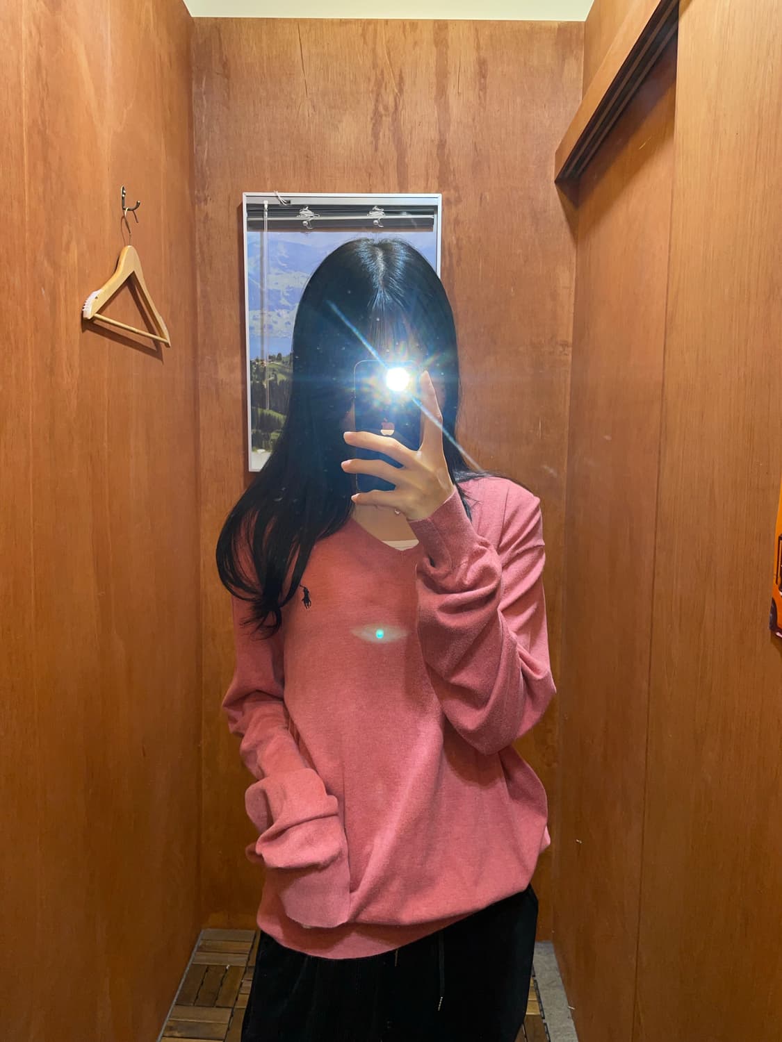 (M) POLO 폴로 랄프로렌 피마코튼 브이넥 니트 상품이미지1