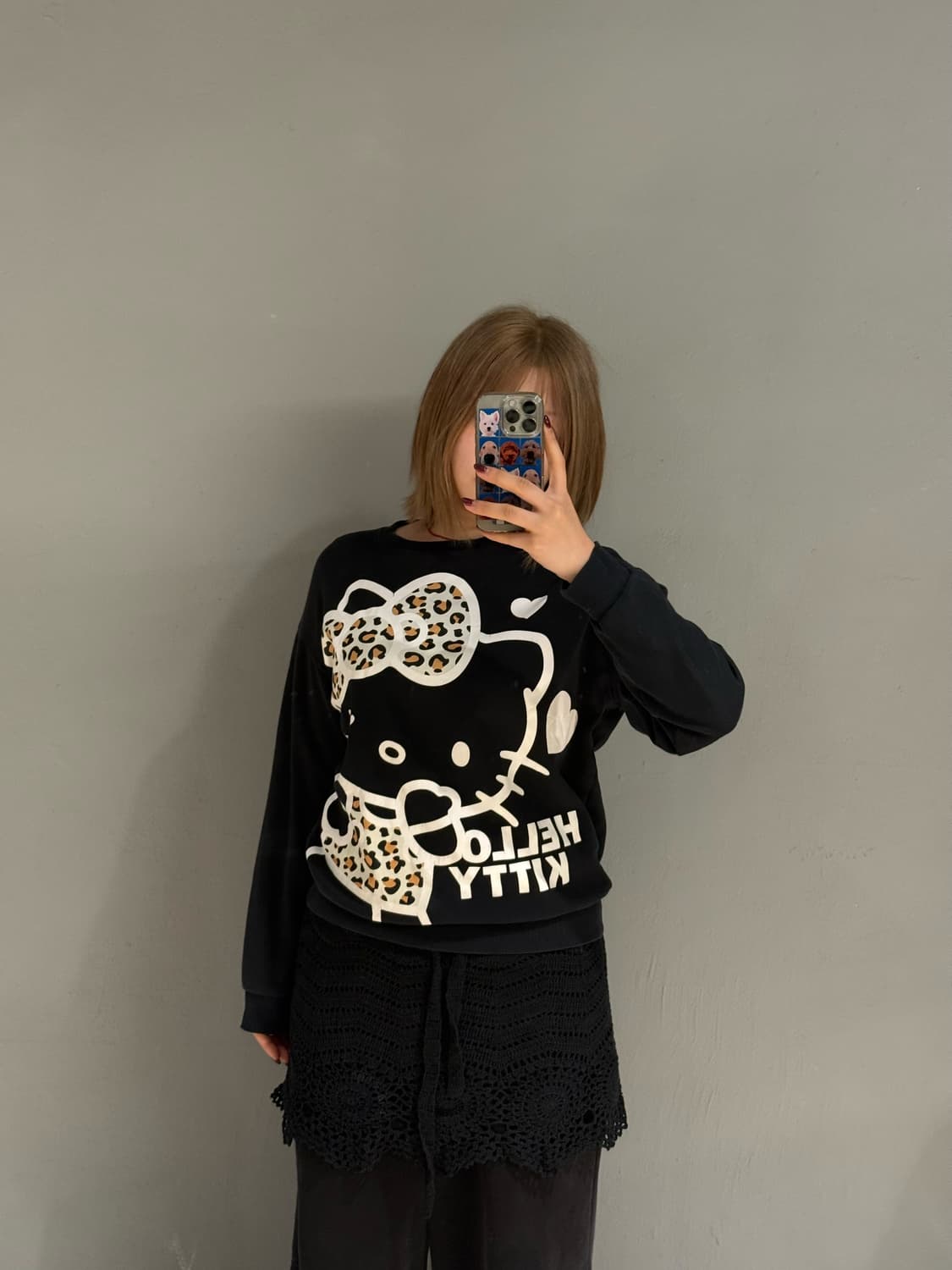 Sanrio hello kitty printing sweatshirt 상품이미지2