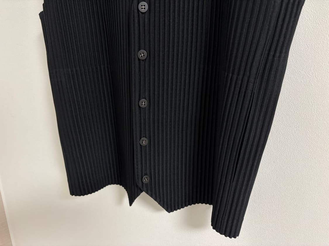 옴므플리세 플리츠 베스트 버튼 자켓 HP55JE111  상품이미지4