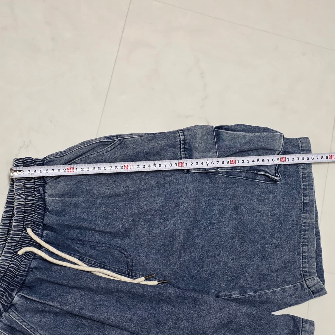 M 리메인세컨드 데님 카고 반바지 버뮤다팬츠 상품이미지6