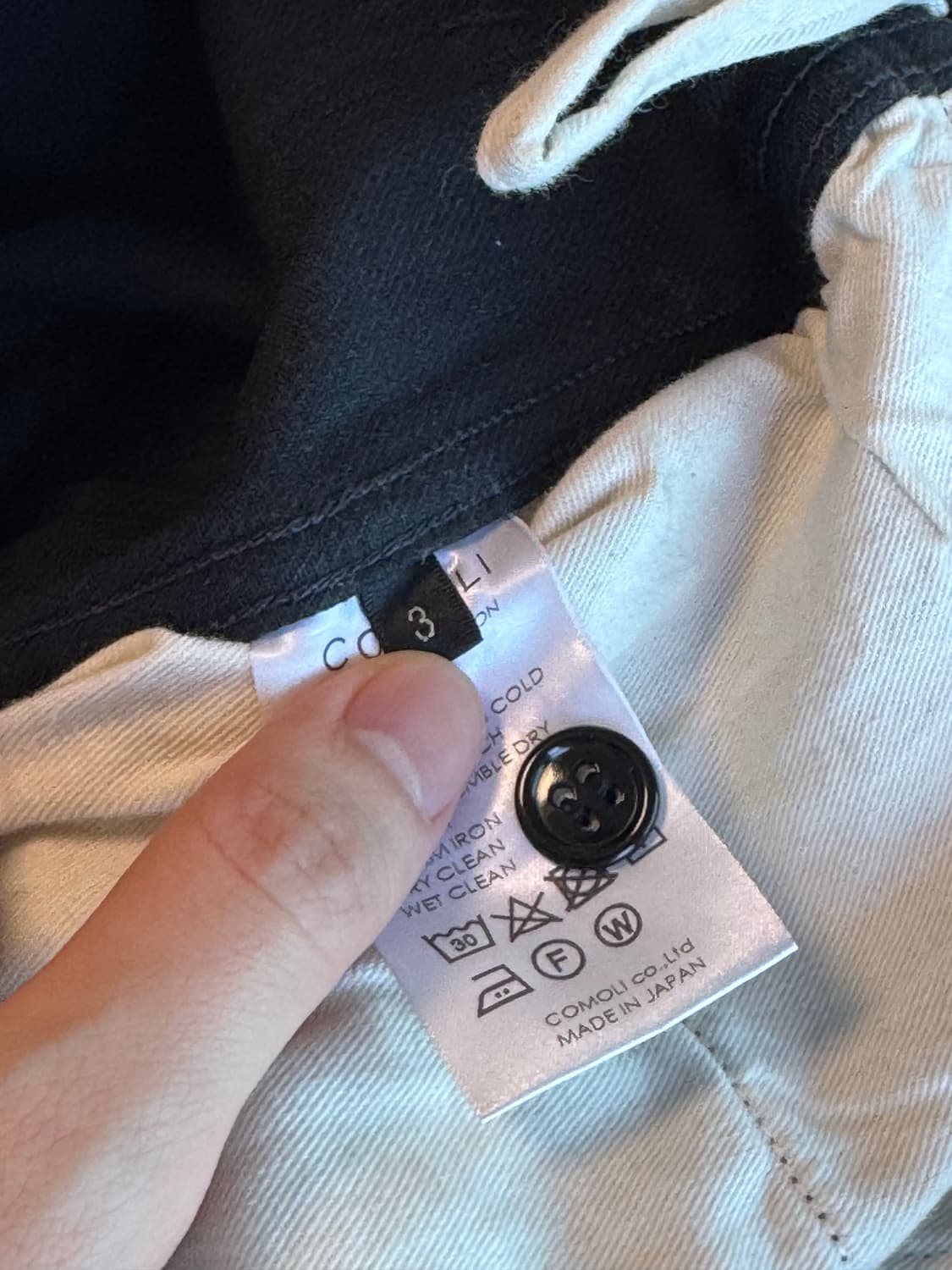 Comoli 벨티드 데님 상품이미지3