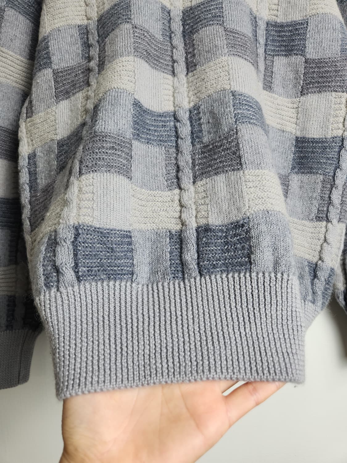 스퀘어 꼬임 니트 상품이미지9