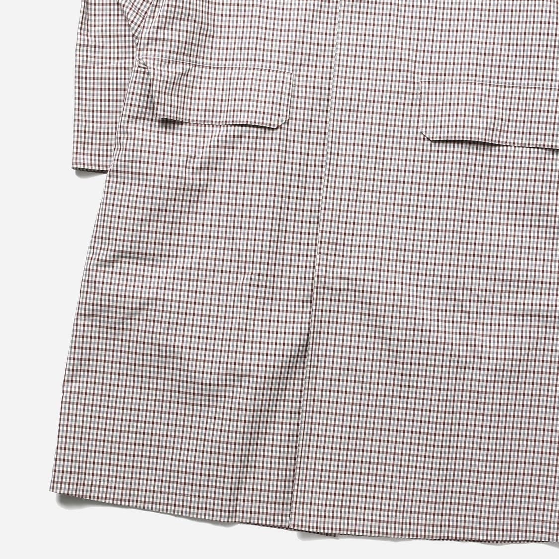 오라리 그리드체크 발마칸 코트  상품이미지4