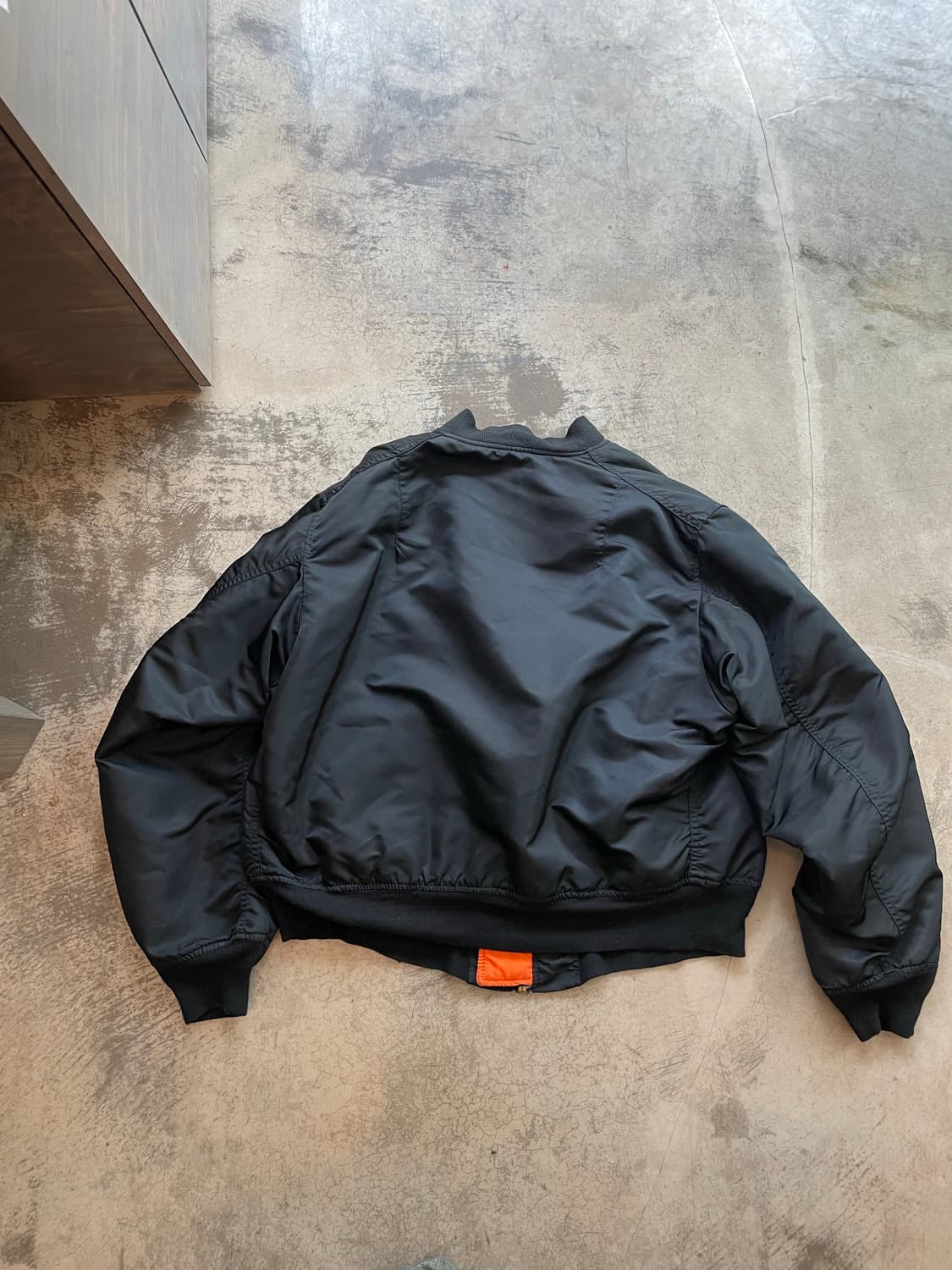 80-90s 빈티지 알파인더스트리 made in usa ma-1 자켓 상품이미지4