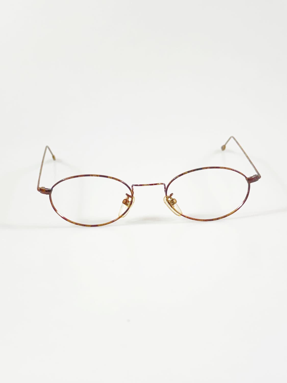 토터스쉘 슬림 오벌 메탈 프레임 빈티지 안경 상품이미지1