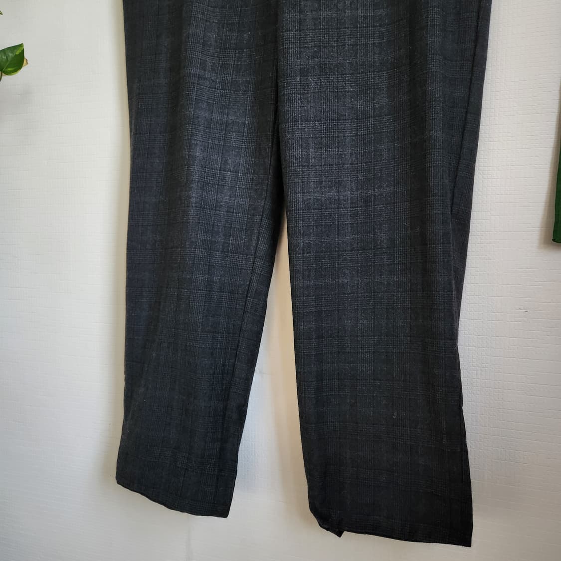 00's 브룩스 브라더스 울 체크 슬랙스 상품이미지3