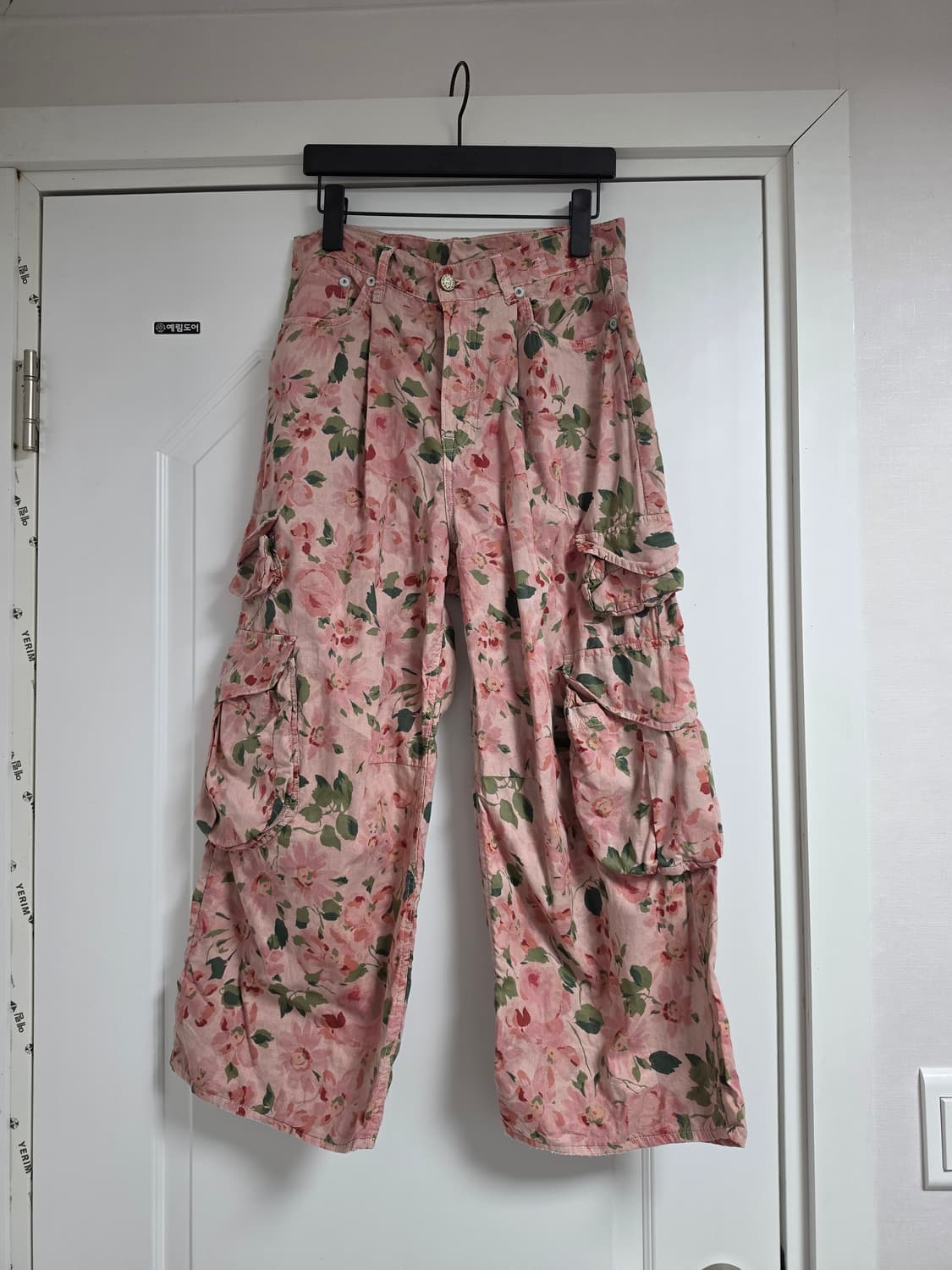 R13 플로럴 카고 팬츠 상품이미지1