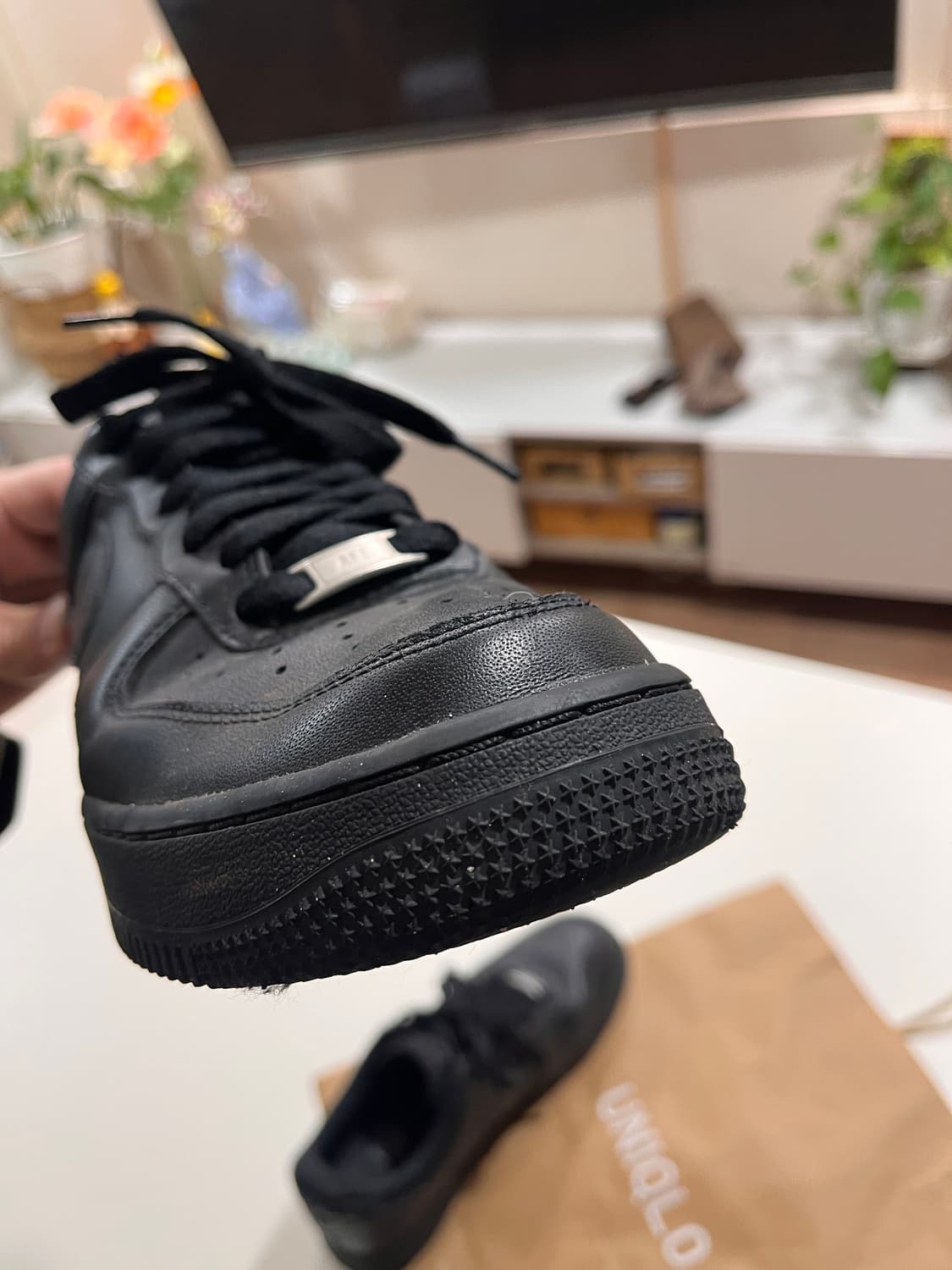 나이키 에어포스 블랙  상품이미지3