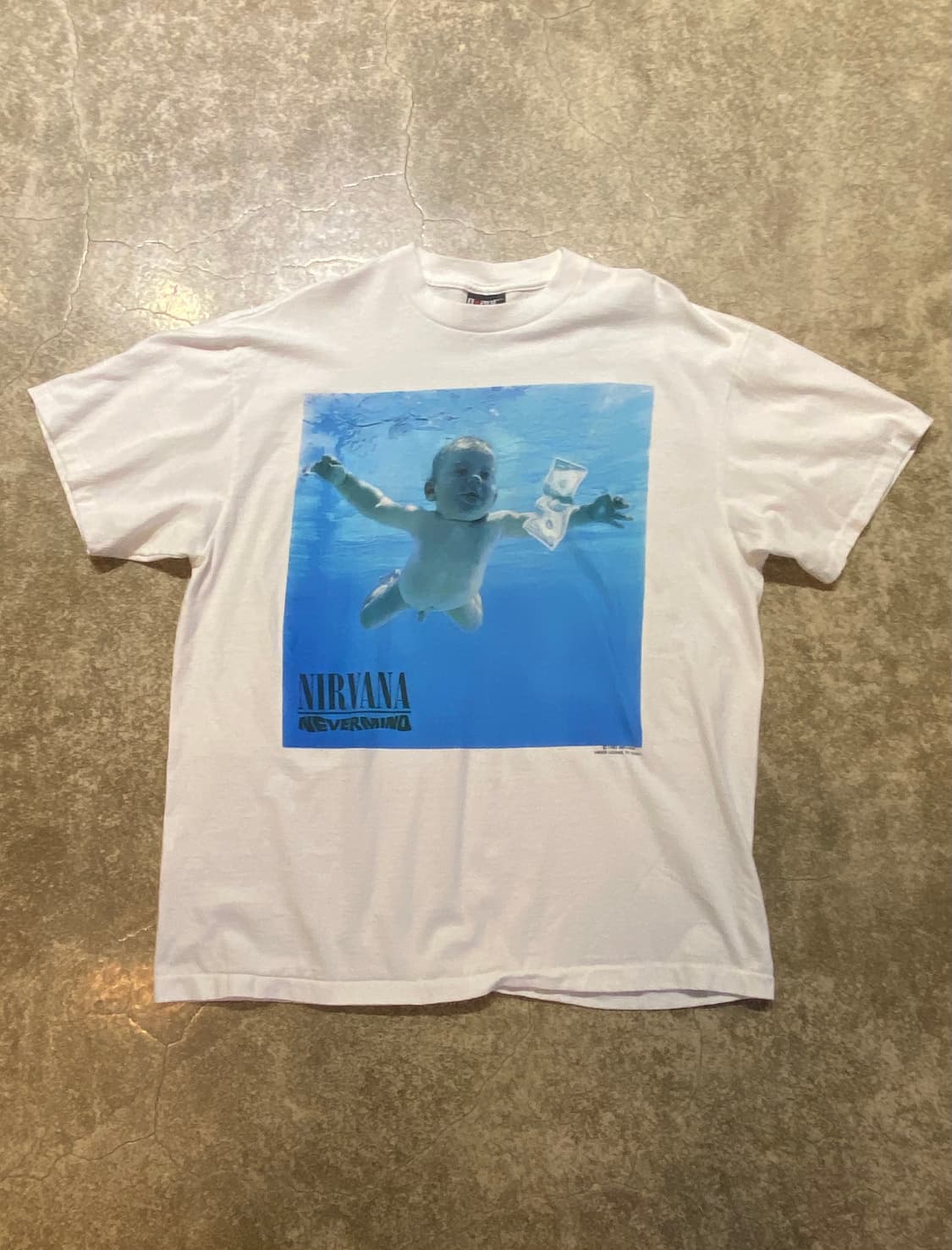 빈티지 너바나 네버마인드 반팔티 상품이미지1