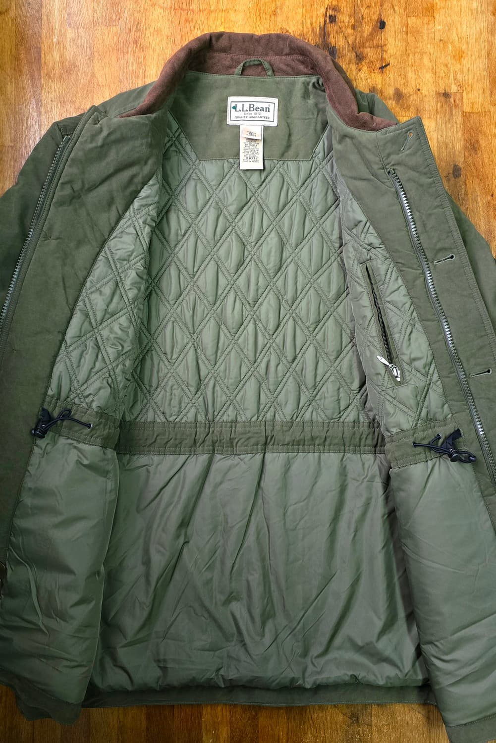 신품급) L.L.BEAN 엘엘빈 올리브 헌팅 자켓 XL 상품이미지2