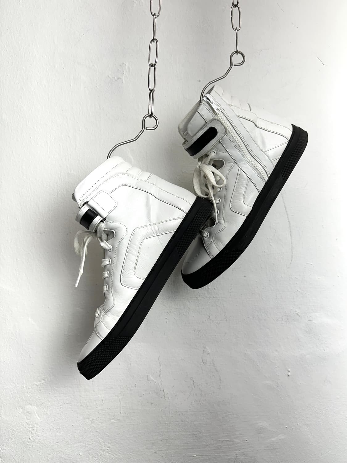 Pierre Hardy Leather High-Top Sneakers 상품이미지4