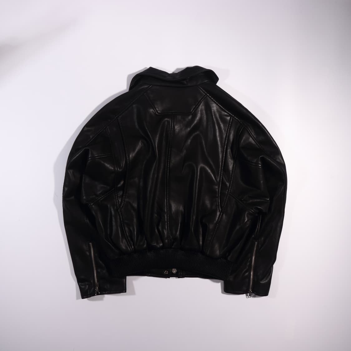 NEROLI 페이크레더 크롭 자켓 B613 상품이미지4