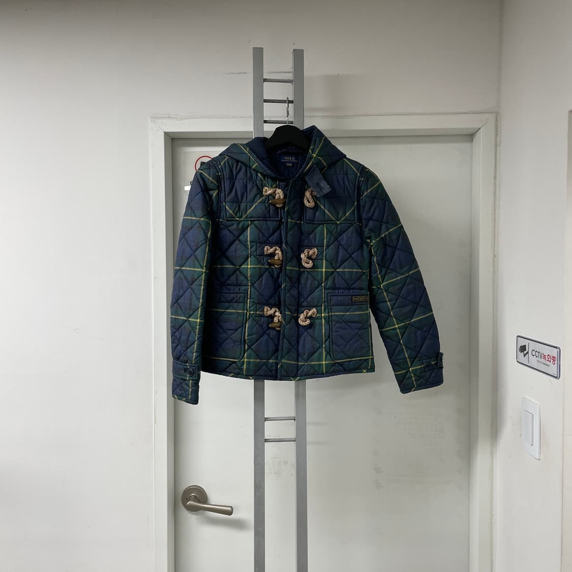 폴로 랄프로렌 타탄 체크 퀄팅 자켓 L12-14(W) 상품이미지1