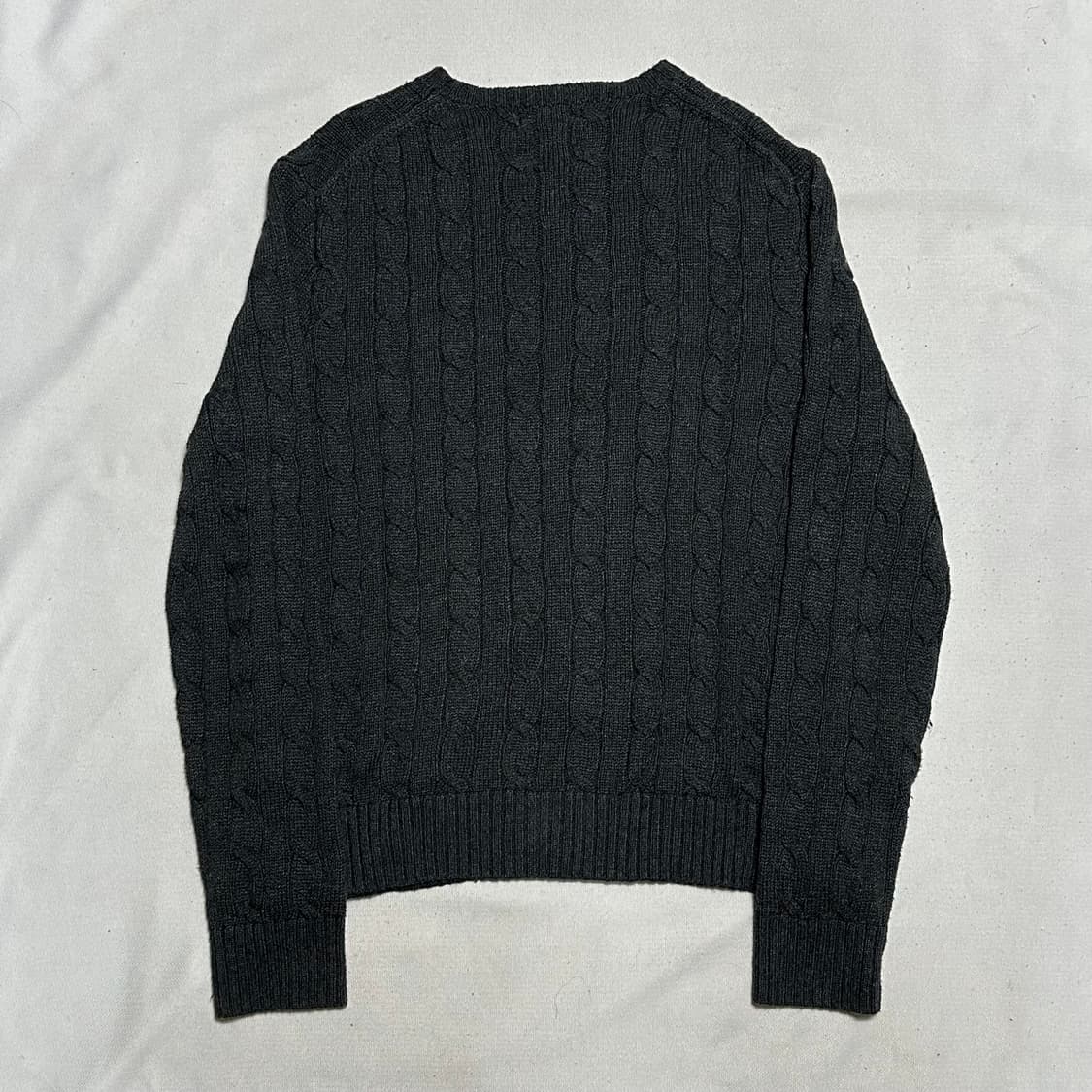 S 폴로랄프로렌 챠콜 케이블 니트  상품이미지3