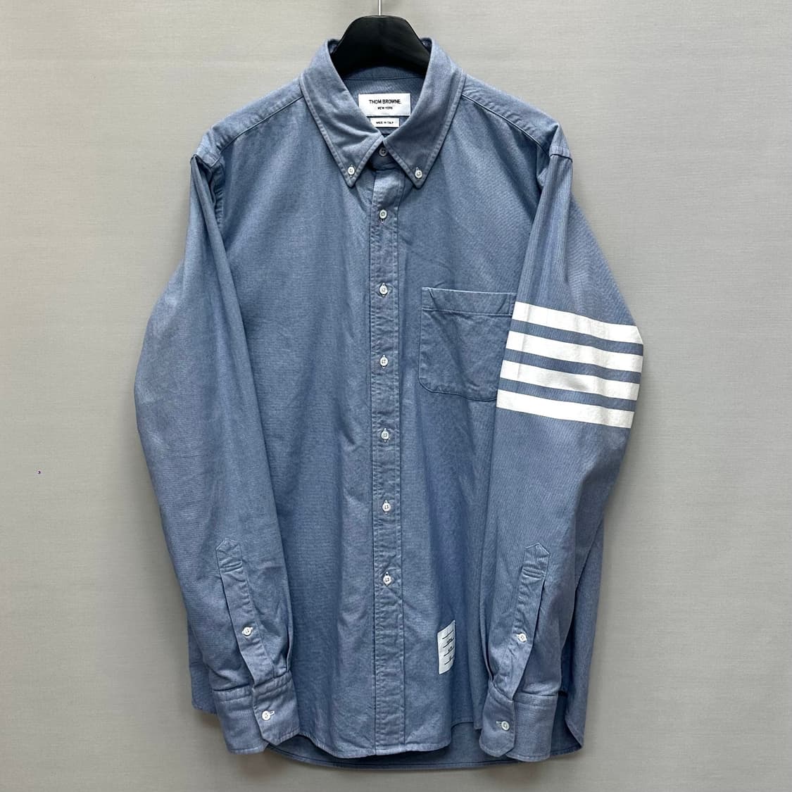 톰브라운 4바 스트라이프 솔리드 플란넬 셔츠 ( 4 ) 상품이미지1