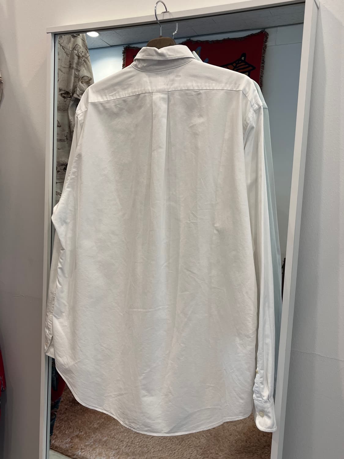 Polo RL 폴로 랄프로렌 CLASSIC FIT 화이트 옥스퍼드 셔츠 상품이미지5