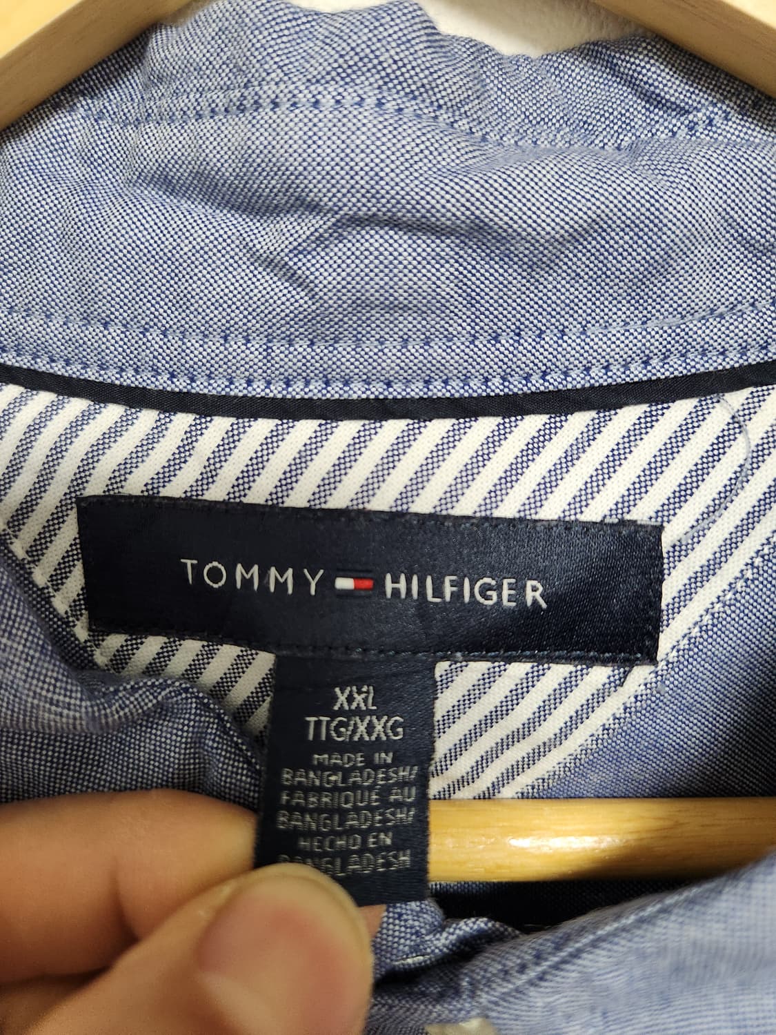 타미힐피거Tommy 코튼 셔츠 XXL - S156 상품이미지4