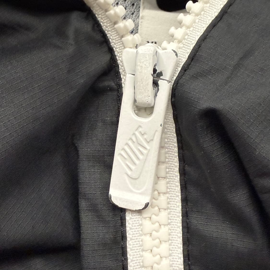 [정품/XL] 나이키 바람막이 후드 자켓 블랙 화이트 그레이 b10 상품이미지6